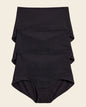 Firm compression postpartum panty with adjustable belly wrap#color_700-black
