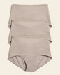 Firm compression postpartum panty with adjustable belly wrap#color_802-nude