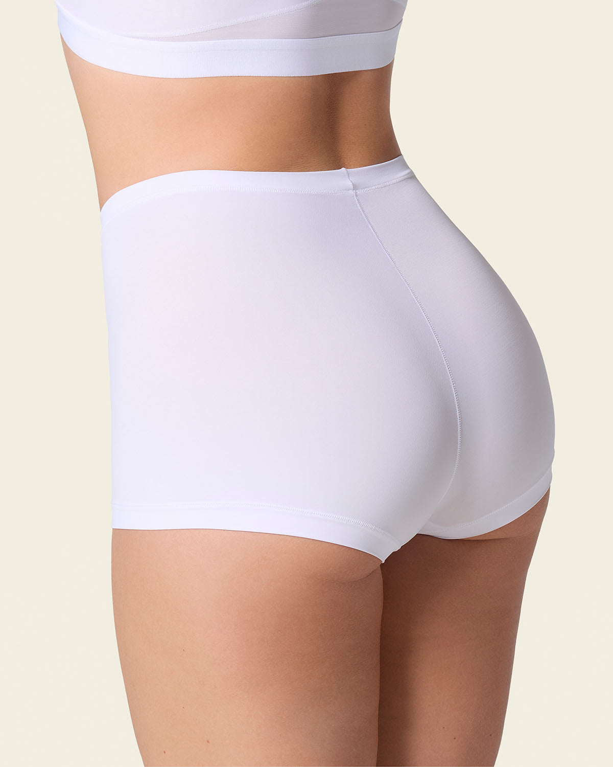 Perfect fit boyshort style panty#color_000-white