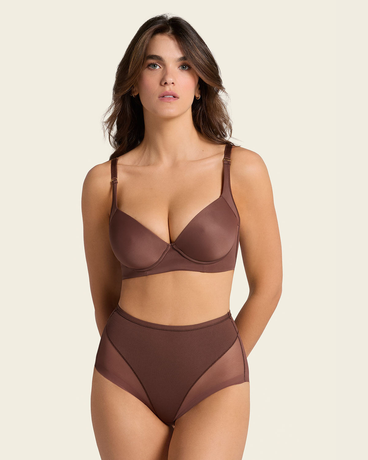 Truly Undetectable Comfy Shaper Panty#color_875-dark-brown
