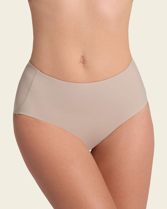 Simply seamless mid-rise sculpting brief#color_802-nude