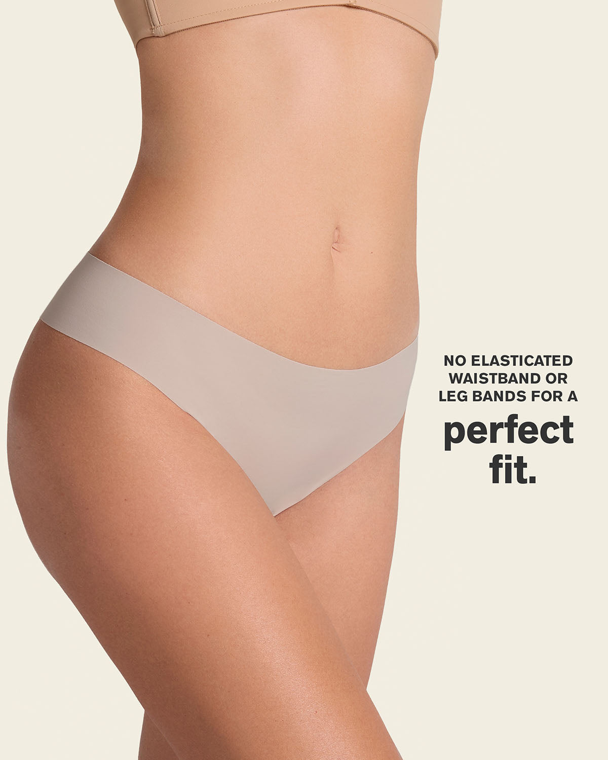 No ride-up seamless thong panty#color_802-nude