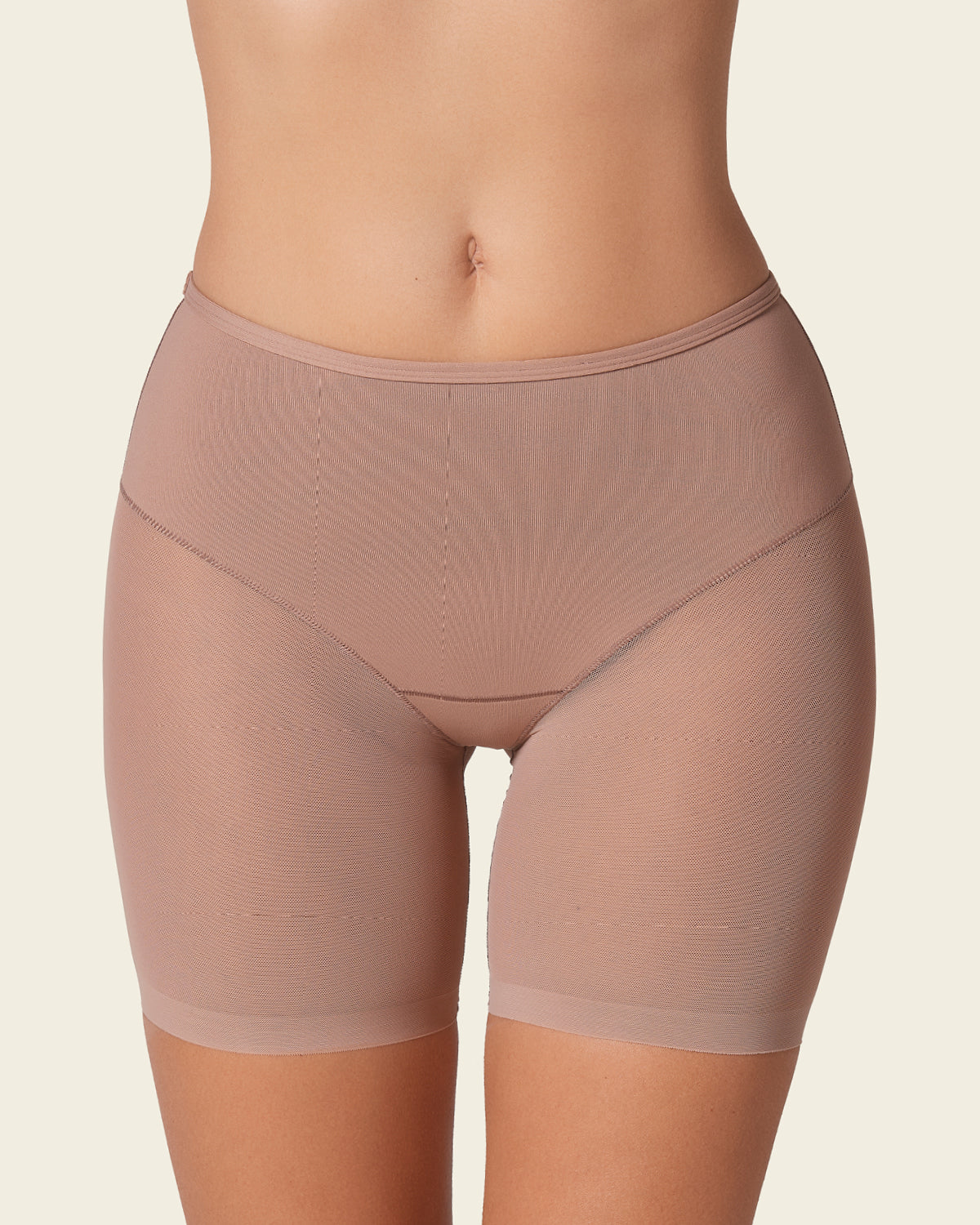 Truly undetectable sheer shaper short#color_s01-black-brown