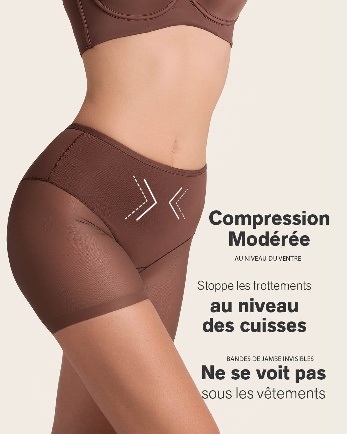 Truly Undetectable Sheer Shaper Short#color_875-dark-brown