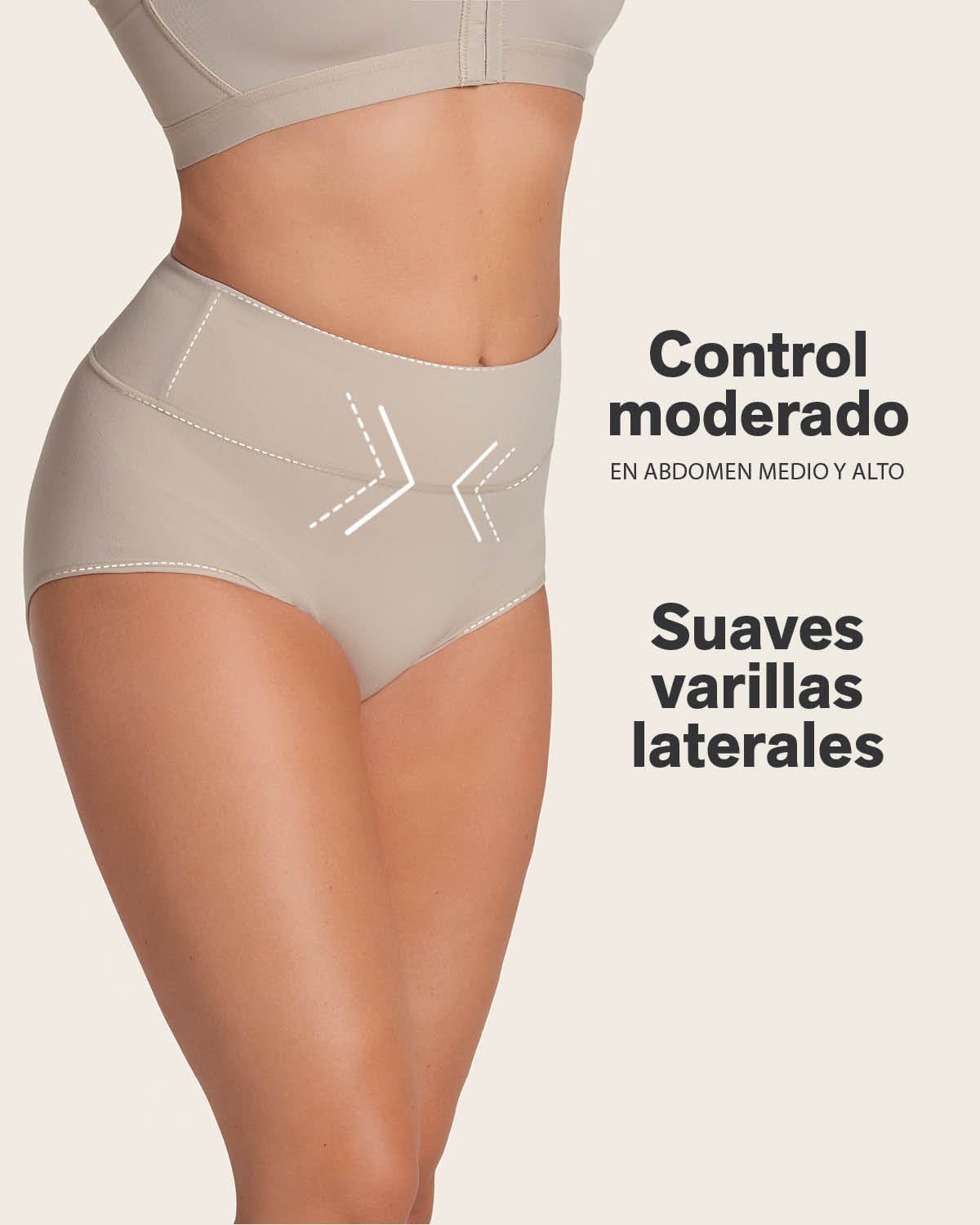 High-Waisted Classic Shaping Brief#color_802-nude