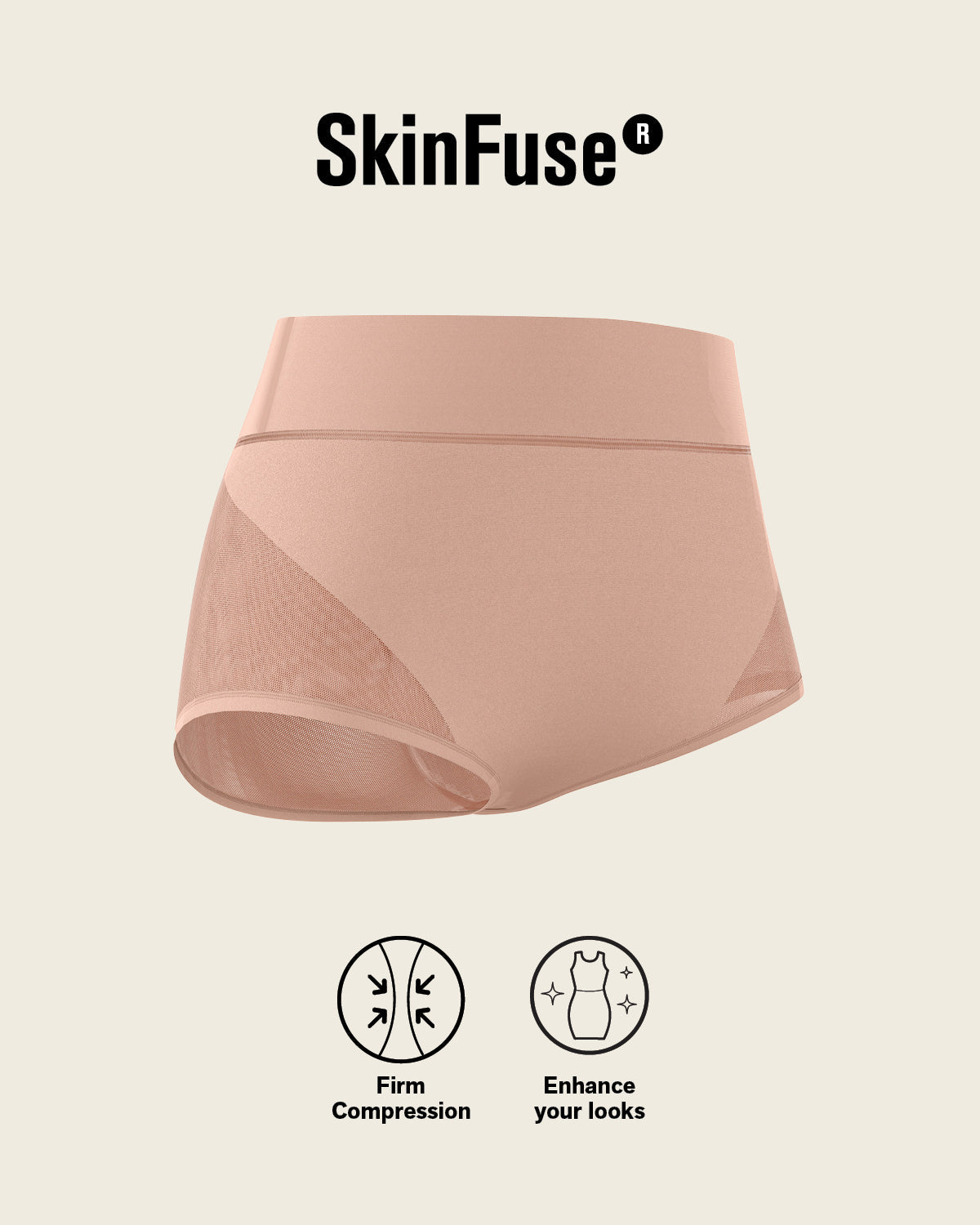 High-waisted classic smoothing brief#color_852-soft-natural