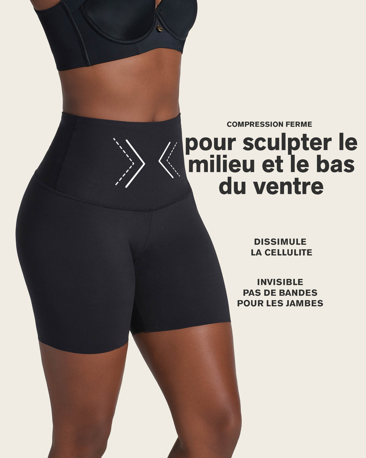 Firm High-Waisted Shaper Slip Short#color_700-black