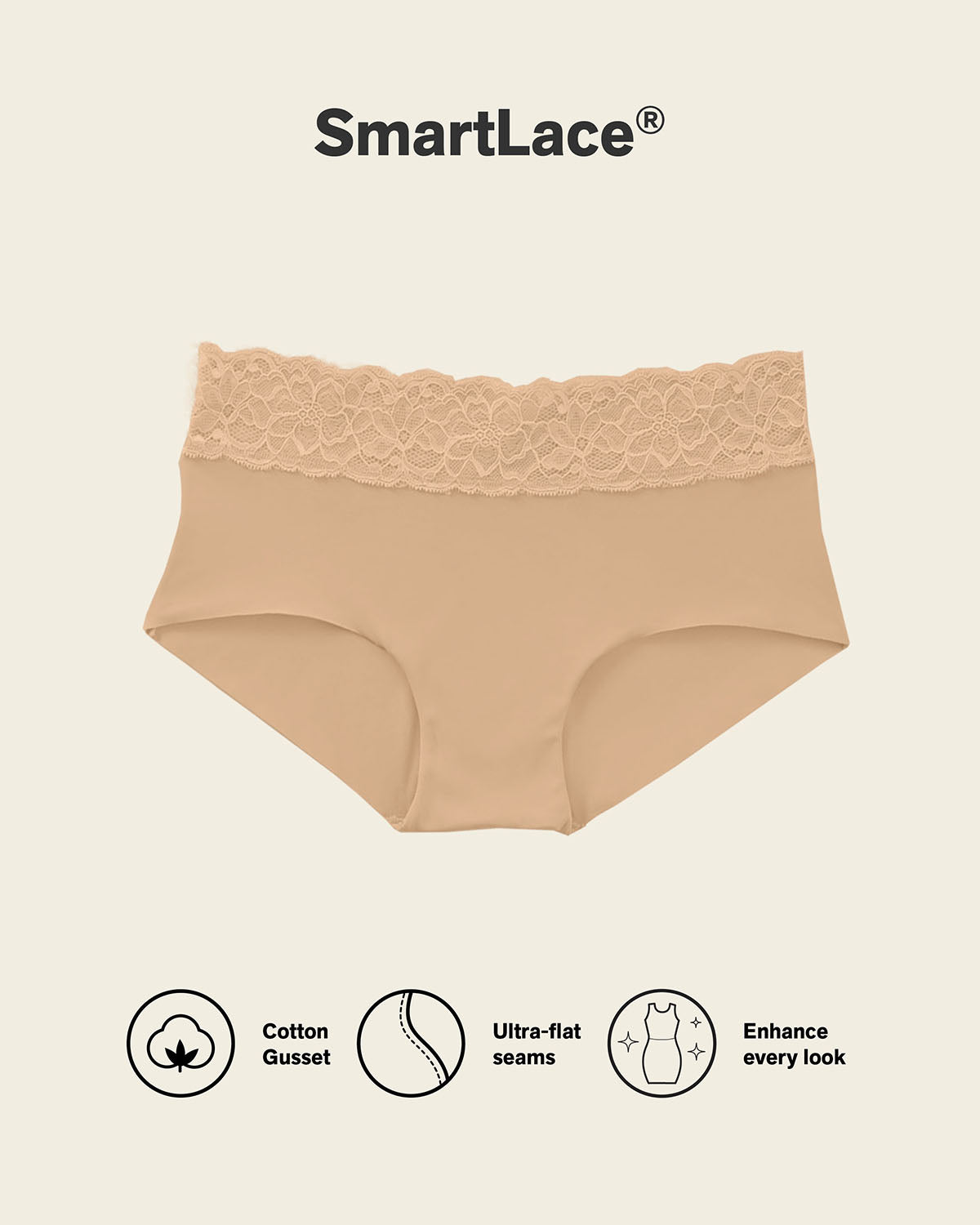 ultra Light Lace Trim Hipster Panty#color_801-golden-beige