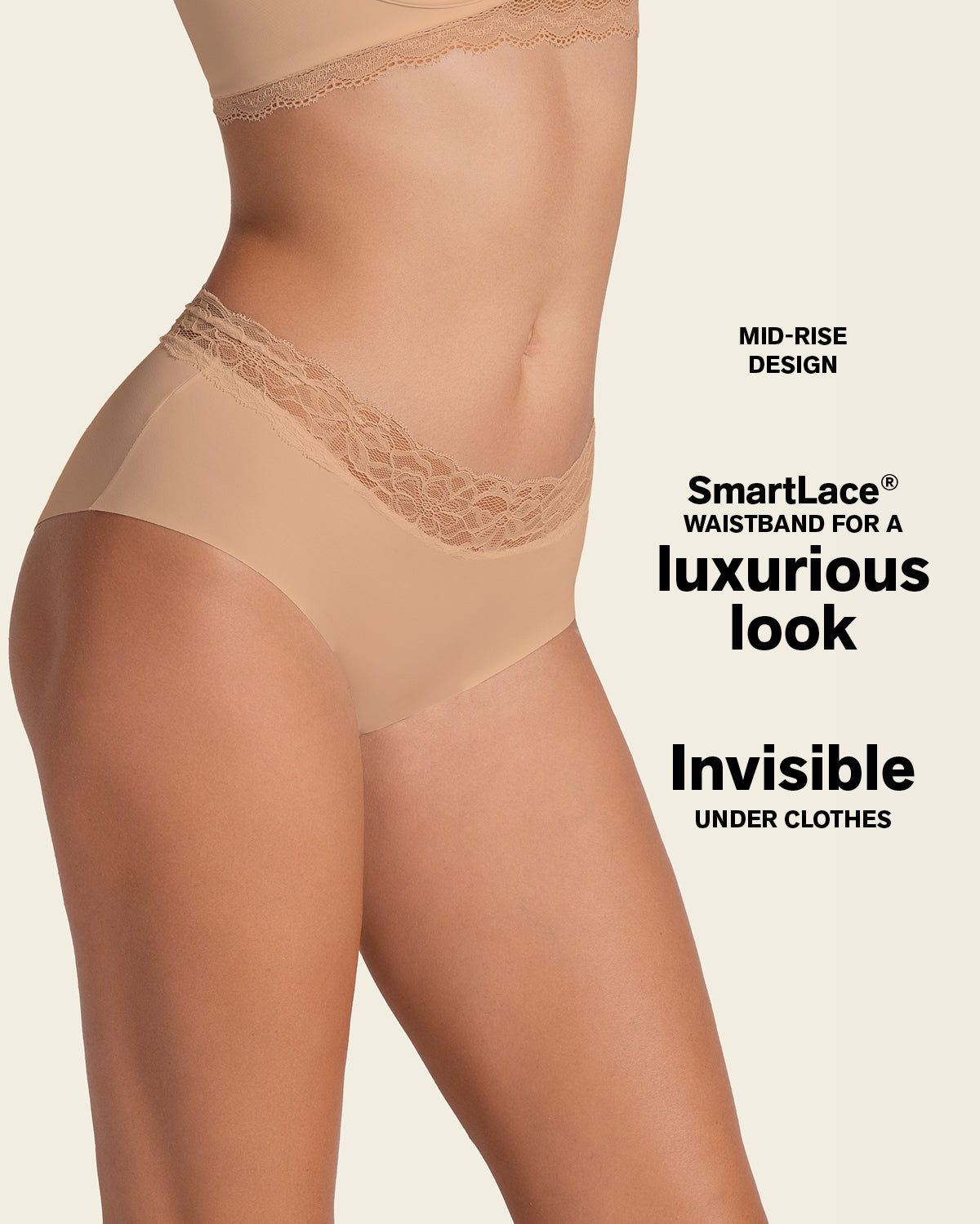 ultra Light Lace Trim Hipster Panty#color_801-golden-beige