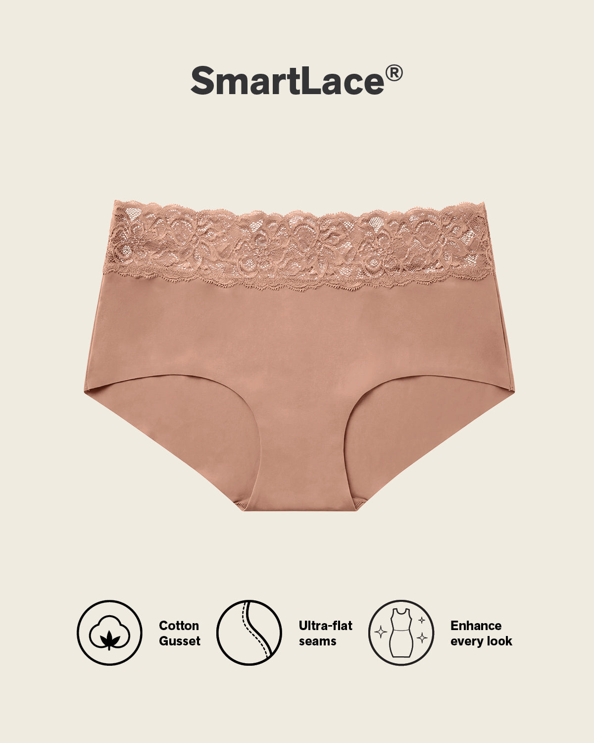 Ultra light lace trim hipster panty#color_857-brown