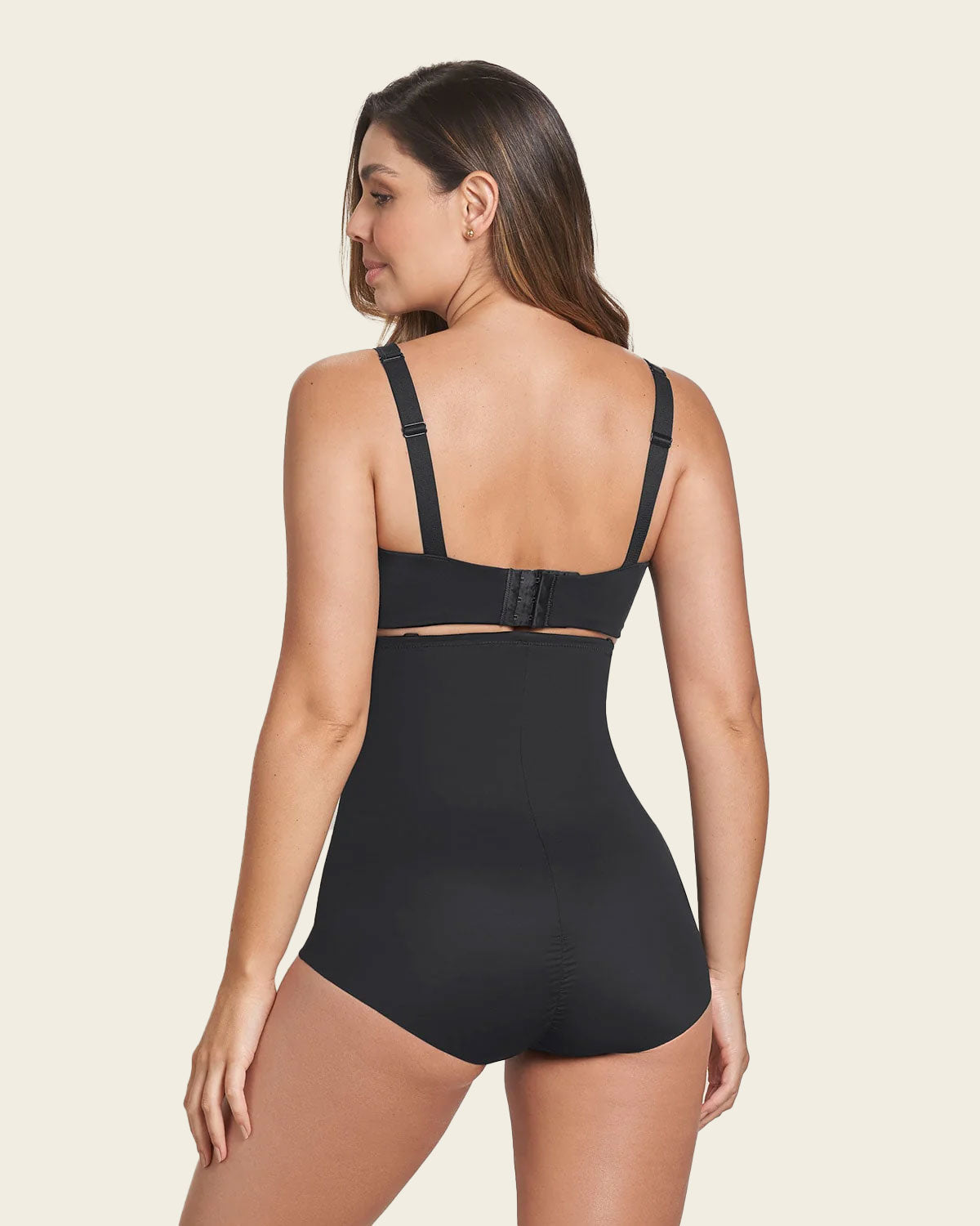 Extra high-waisted moderate shaper panty#color_700-black