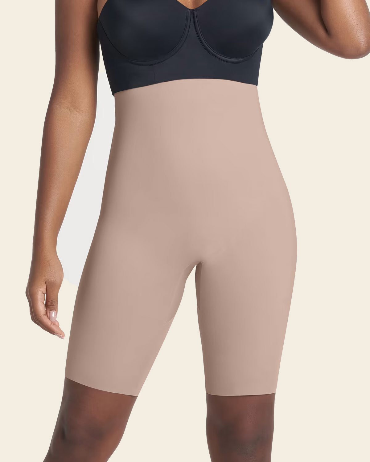 Extra High-Waisted Undetectable Butt Lifter Shaper Short#color_802-nude