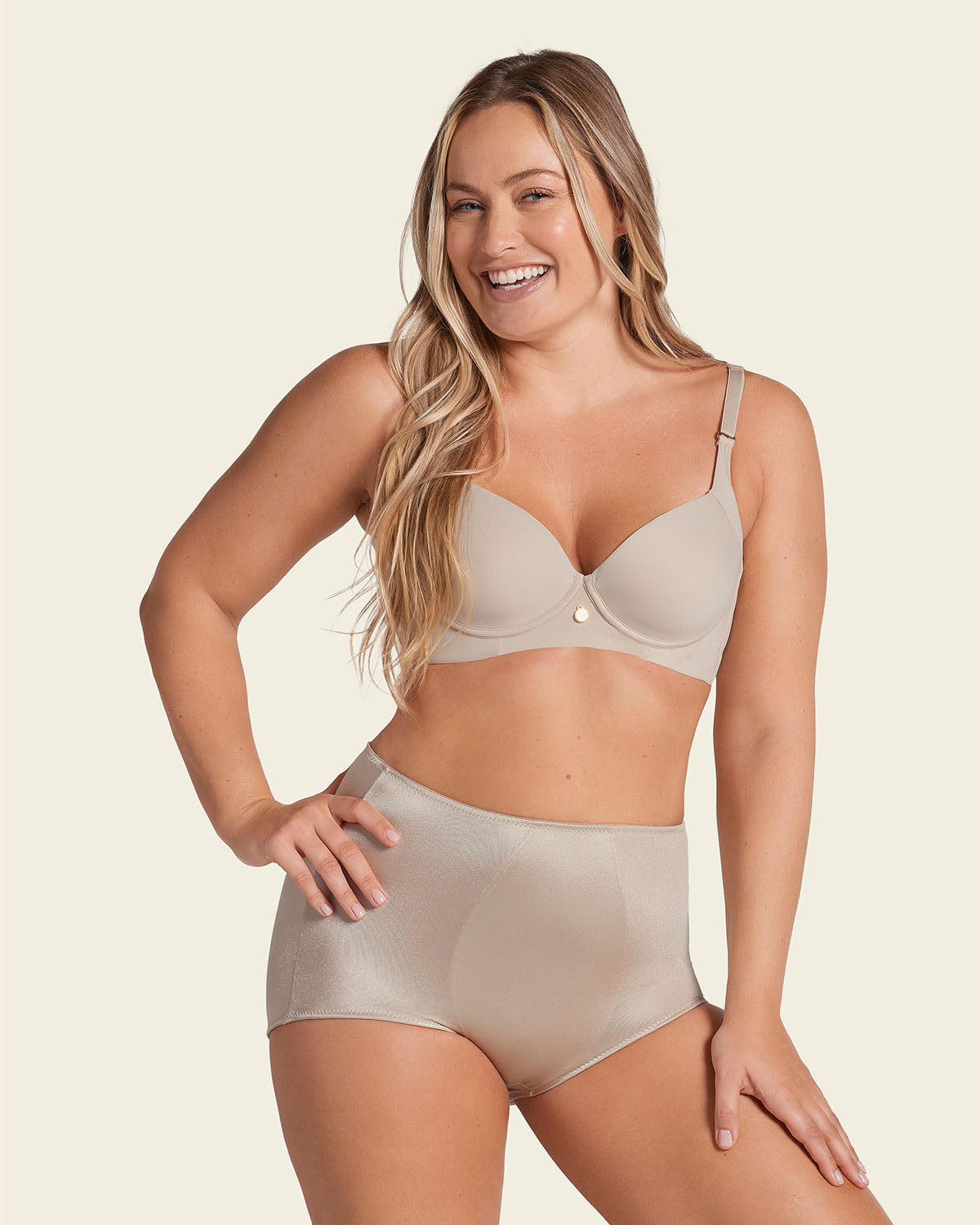 High-cut classic shaper panty#color_802-nude