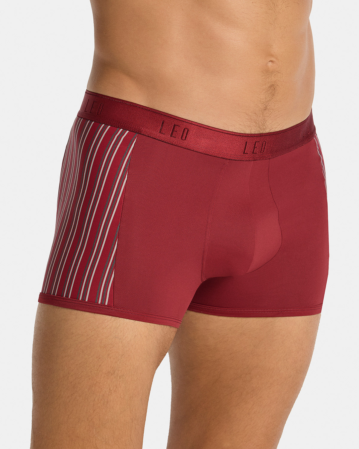 Perfect Fit Trunk with Contrast Details#color_174-wine