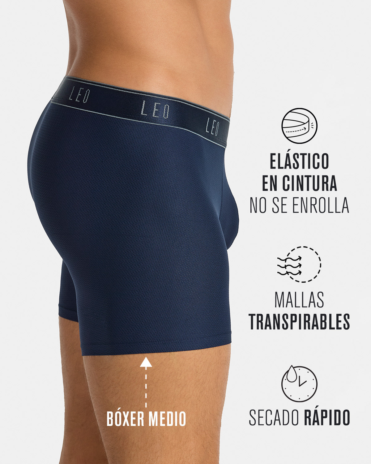 Mid-length boxer brief with ergonomic design#color_515-blue
