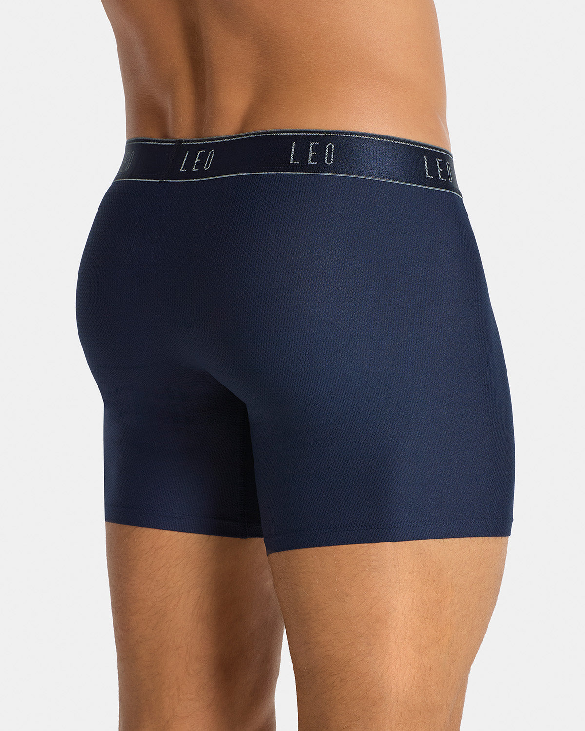 Mid-length boxer brief with ergonomic design#color_515-blue
