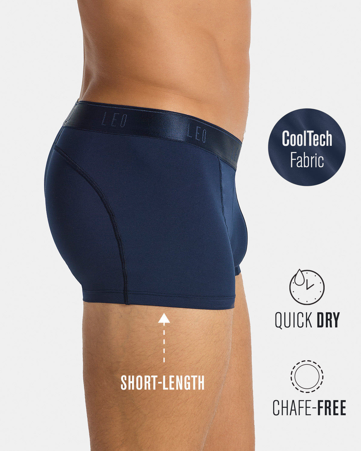 Supportive Super-Cool Trunk with Ergonomic Pouch#color_515-dark-blue