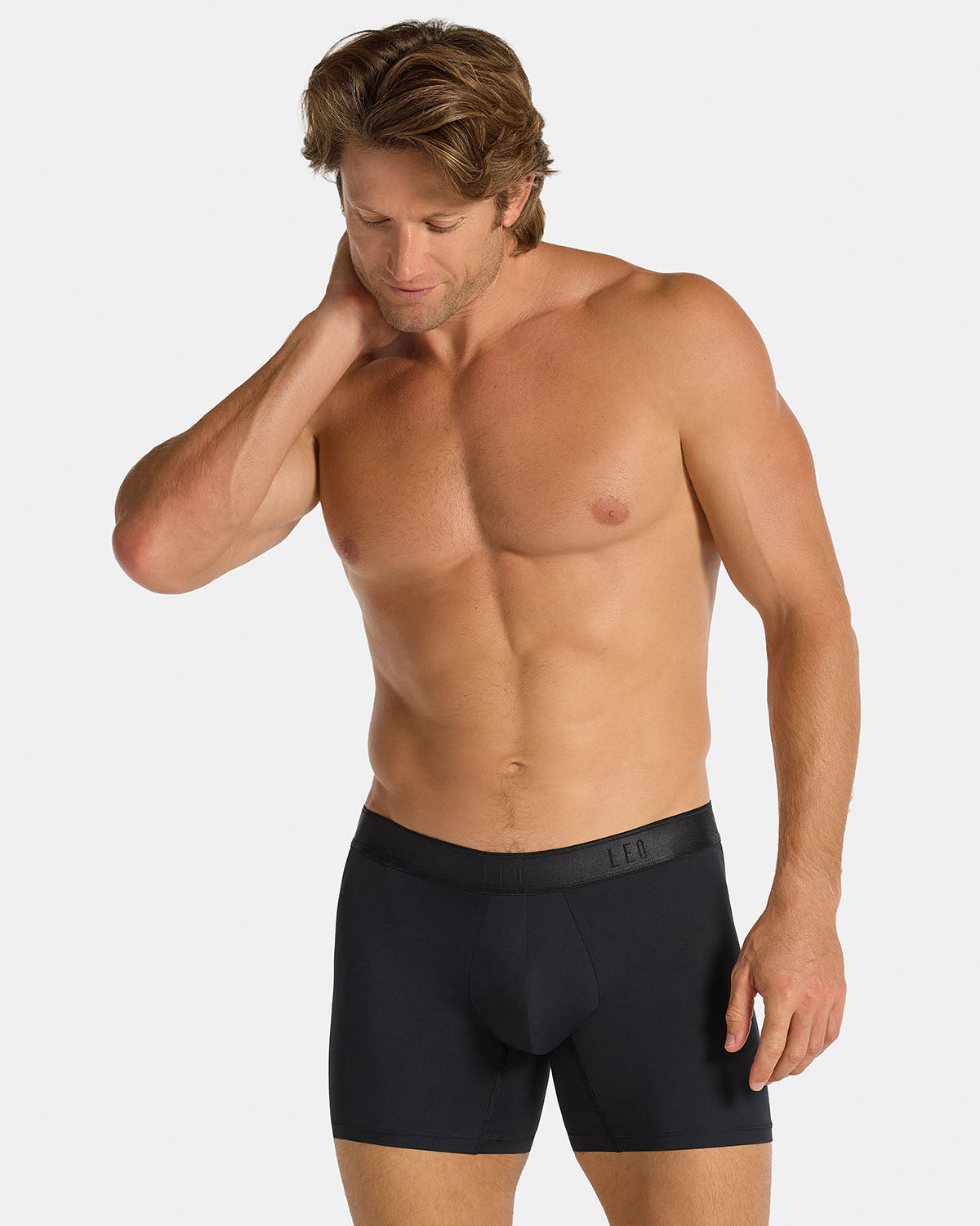 High-Tech Boxer Brief with Ergonomic Pouch#color_700-black