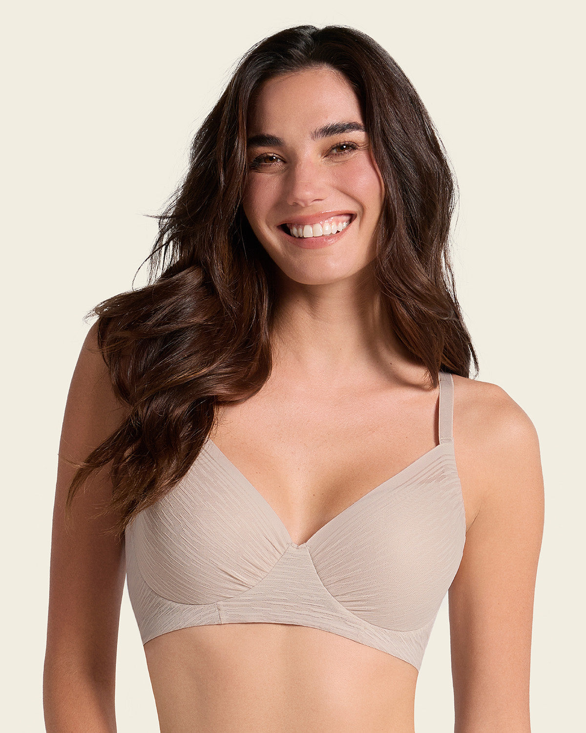 Complete coverage comfort fit bralette#color_802-nude