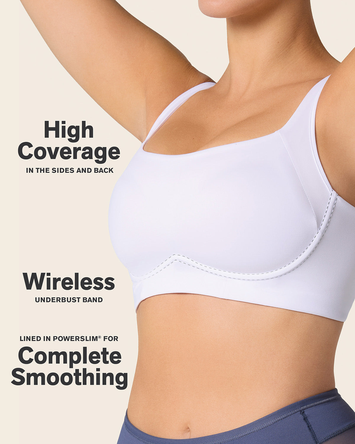 Everyday wireless support bra#color_000-white