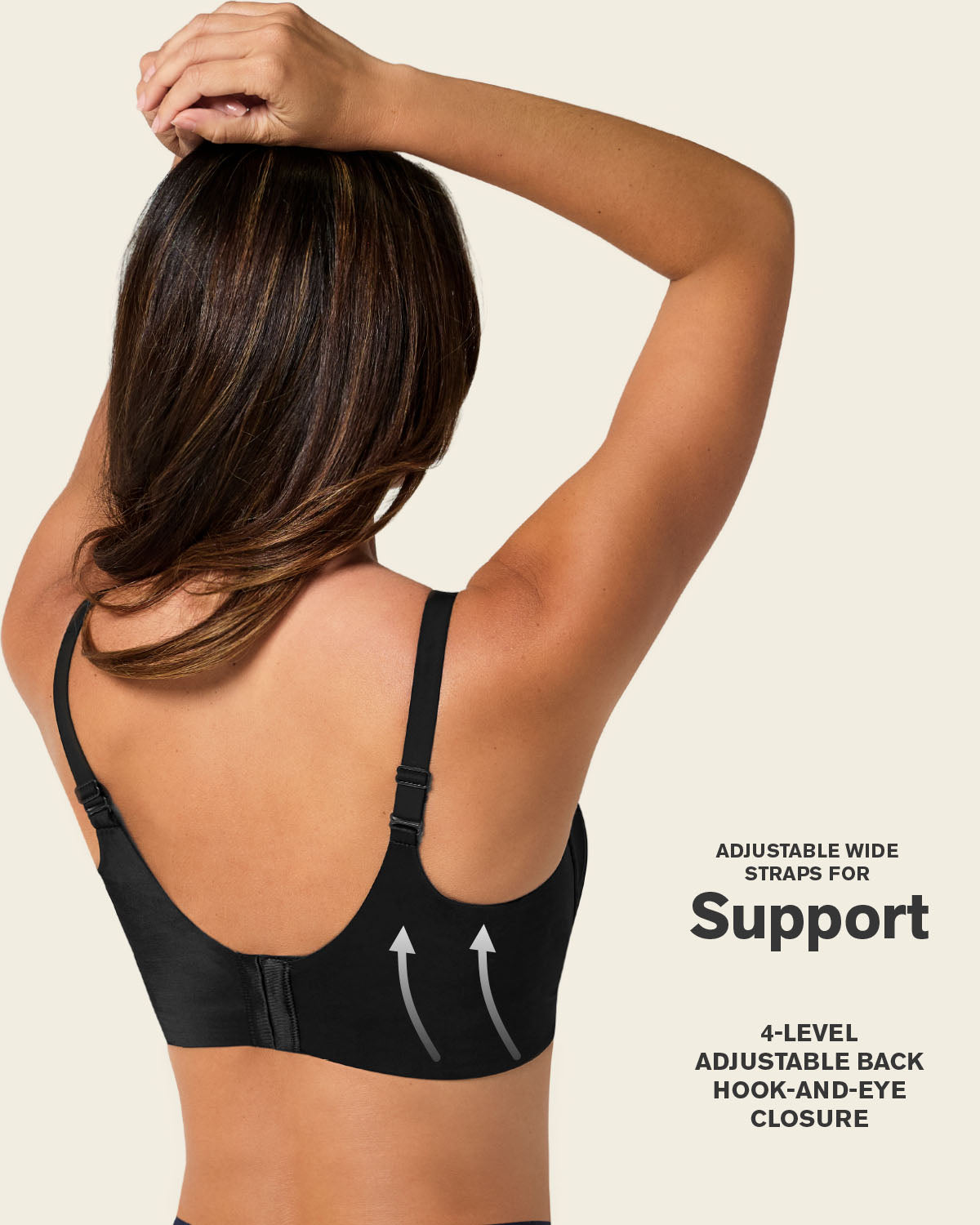 Everyday wireless support bra#color_700-black