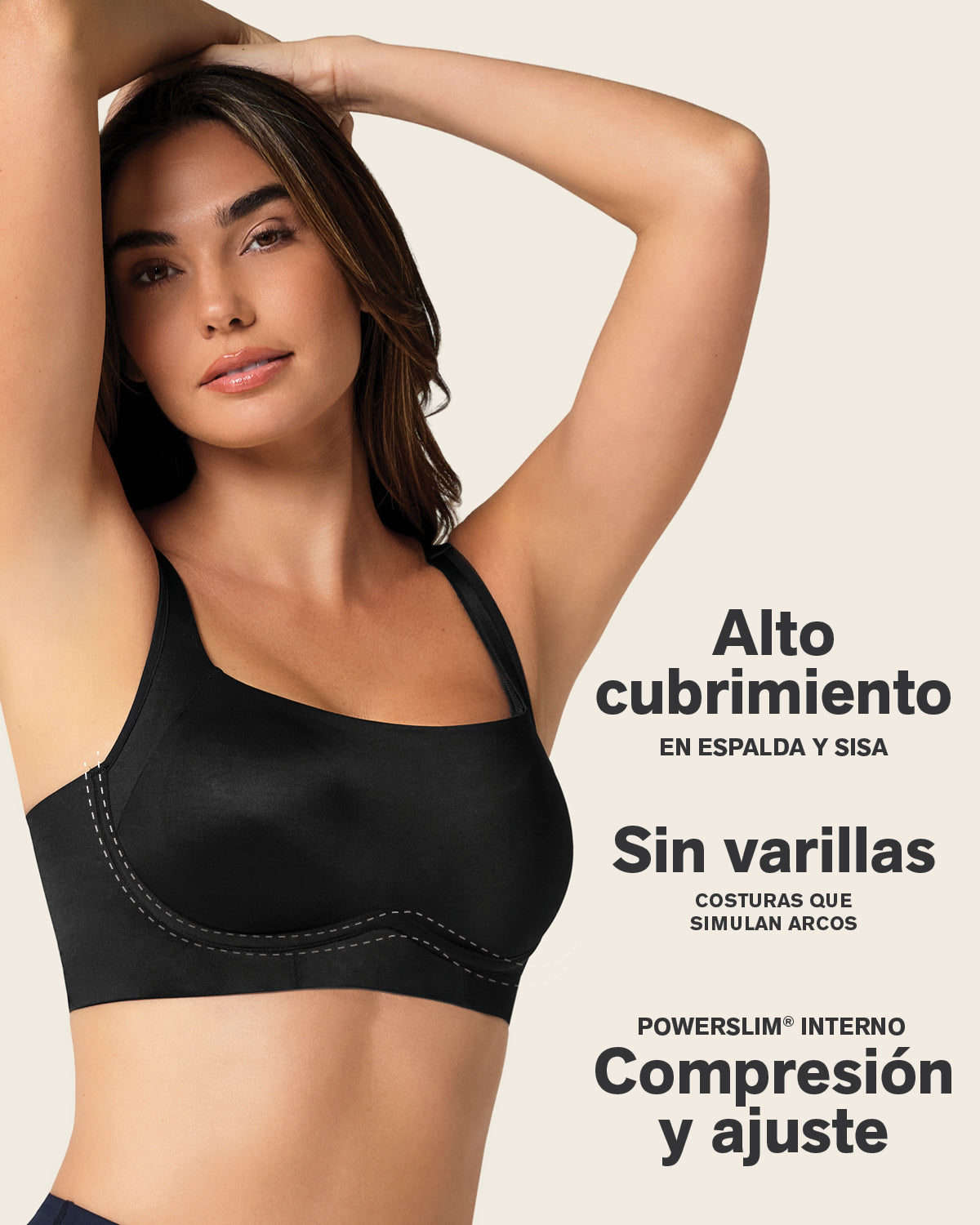Everyday wireless support bra#color_700-black