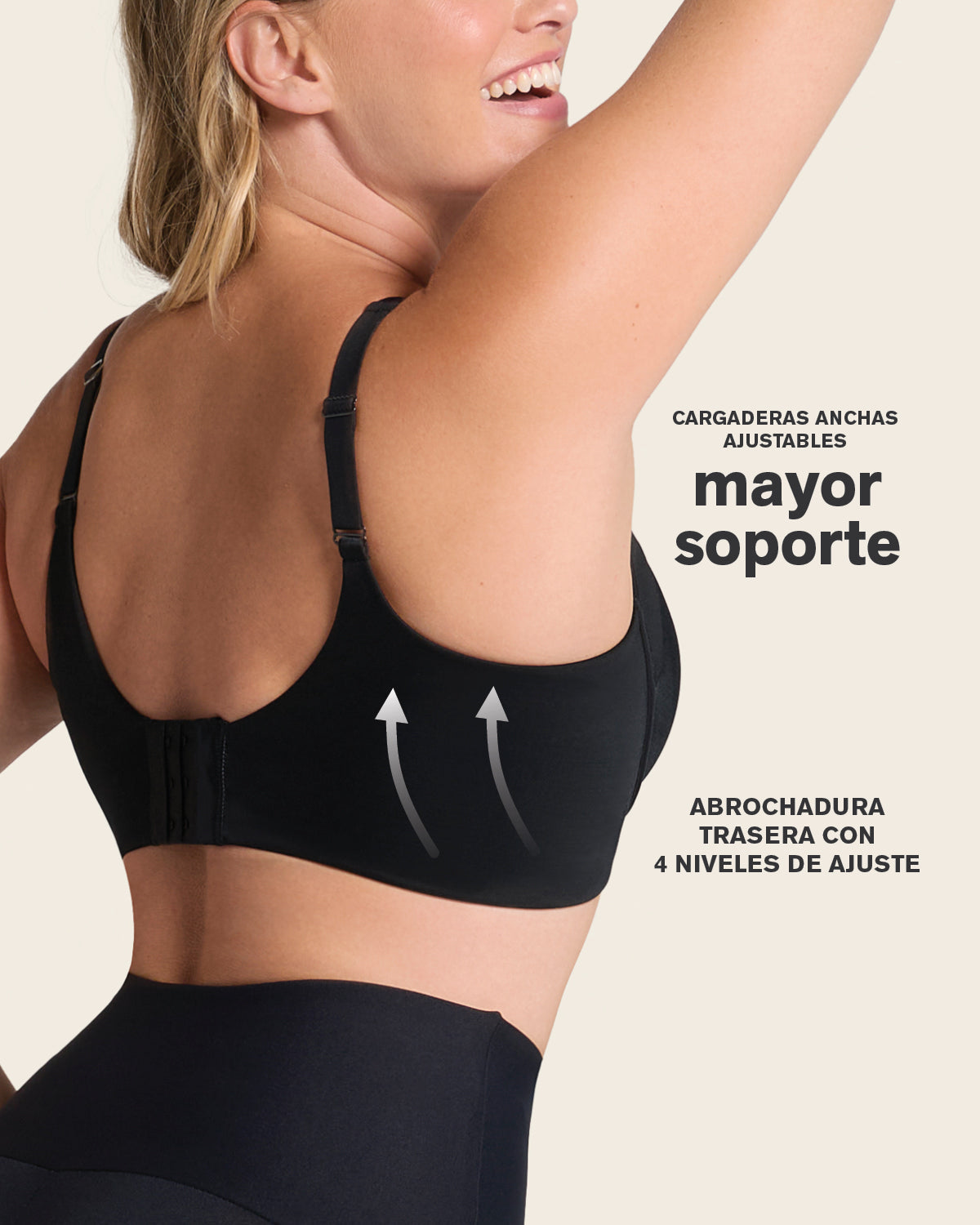 Everyday wireless support bra#color_700-black