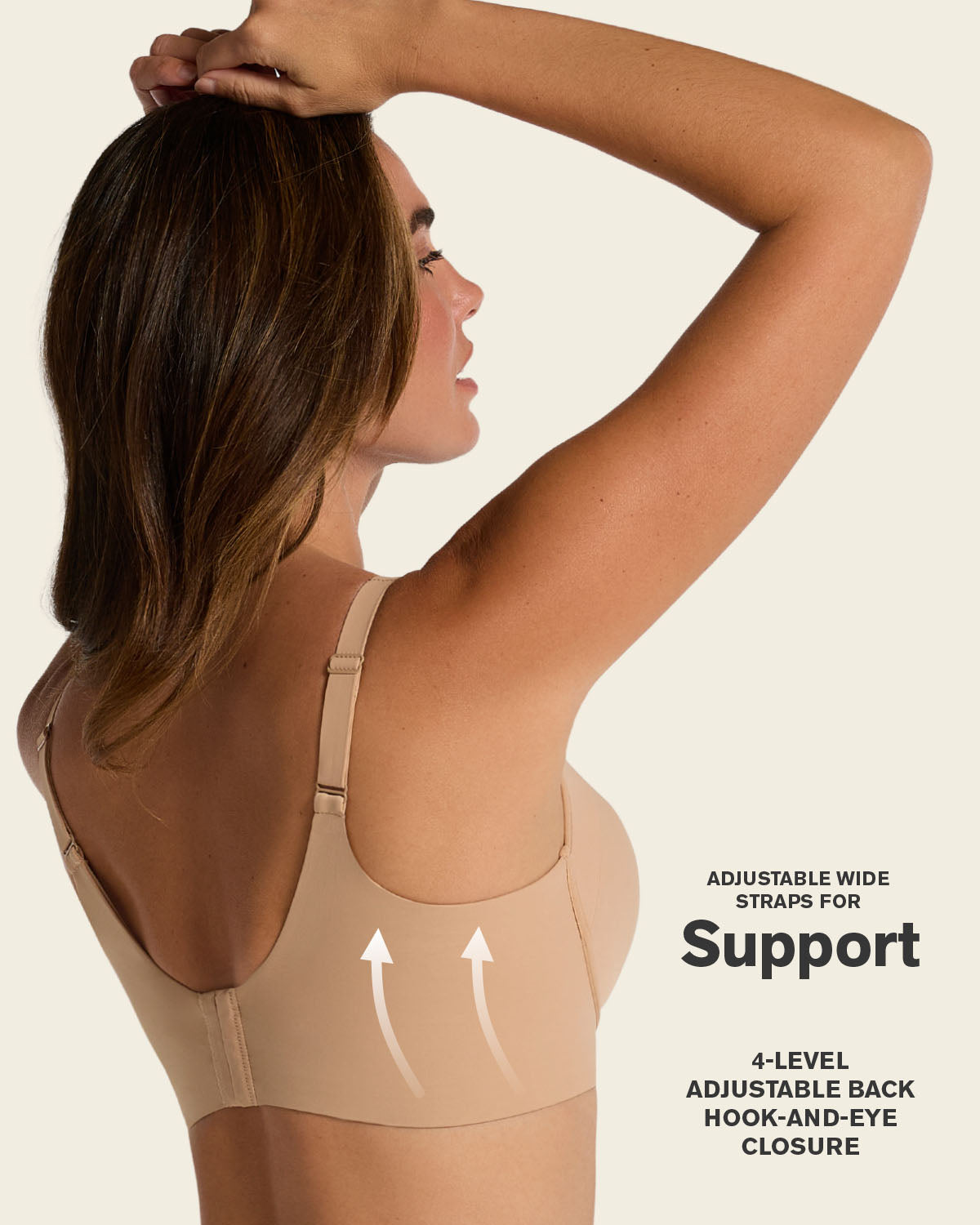 Wireless Support Bra#color_801-golden-beige
