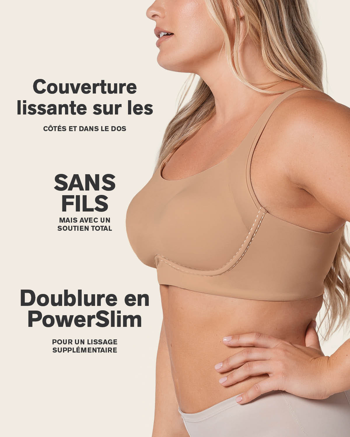Wireless Support Bra#color_801-golden-beige