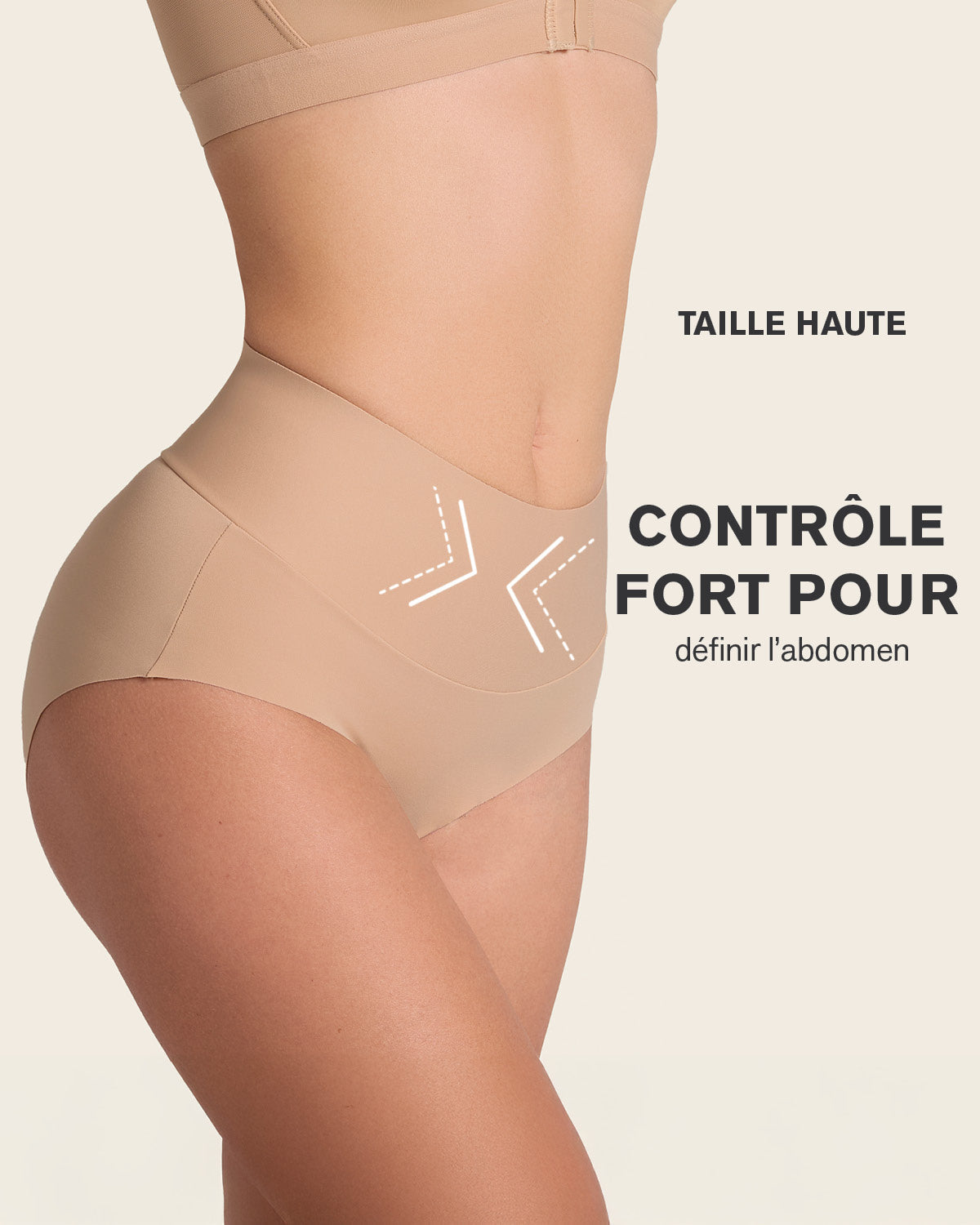 High-Tech High-Waisted Classic Sculpting Panty#color_s01-black-golden-beige