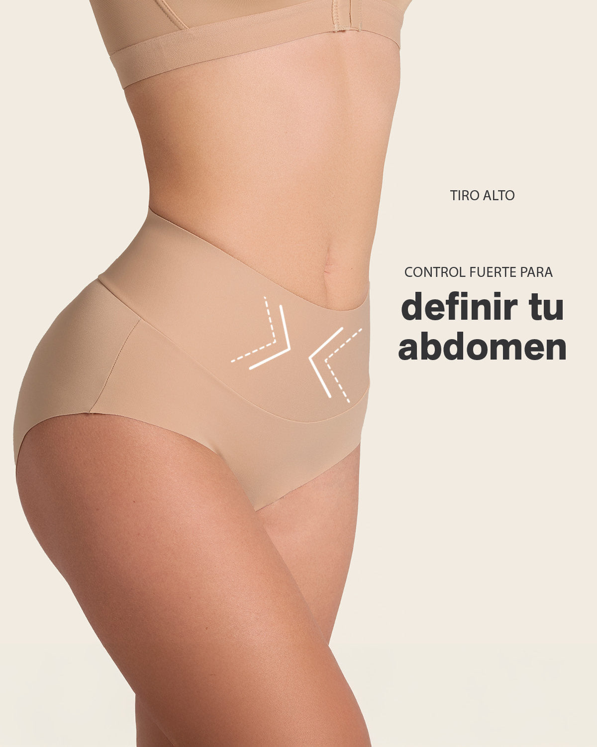 High-Tech High-Waisted Classic Sculpting Panty#color_s01-black-golden-beige
