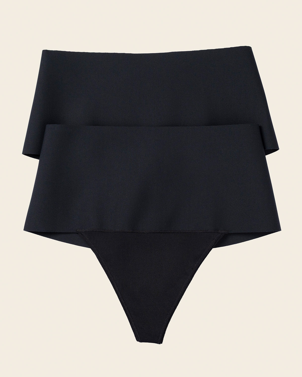 High-Tech High-Waisted Sculpting Thong#color_700-black