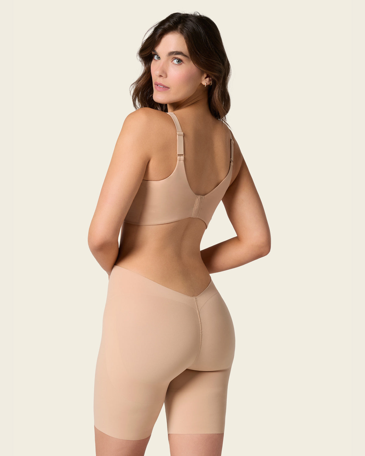 Undetectable Backless Moderate Shaper Short#color_801-golden-beige