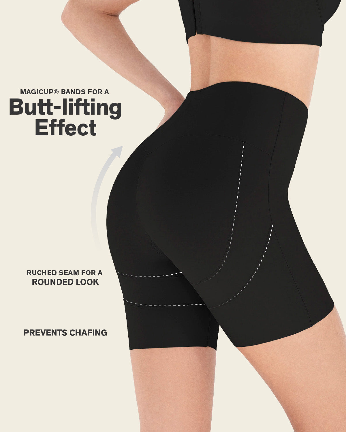 High-Waisted Mid-Thigh Shaper Short#color_700-black