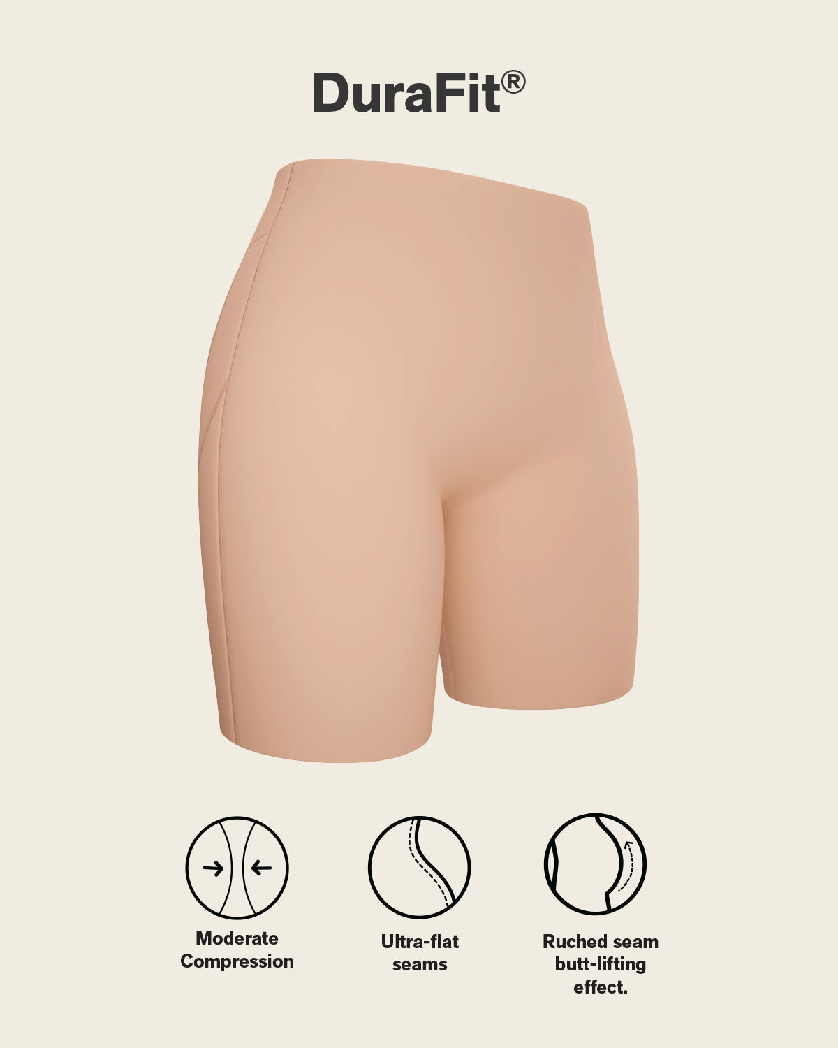 High-Waisted Mid-Thigh Shaper Short#color_801-golden-beige