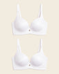 High profile back smoothing bra with soft full coverage cups#color_000-white