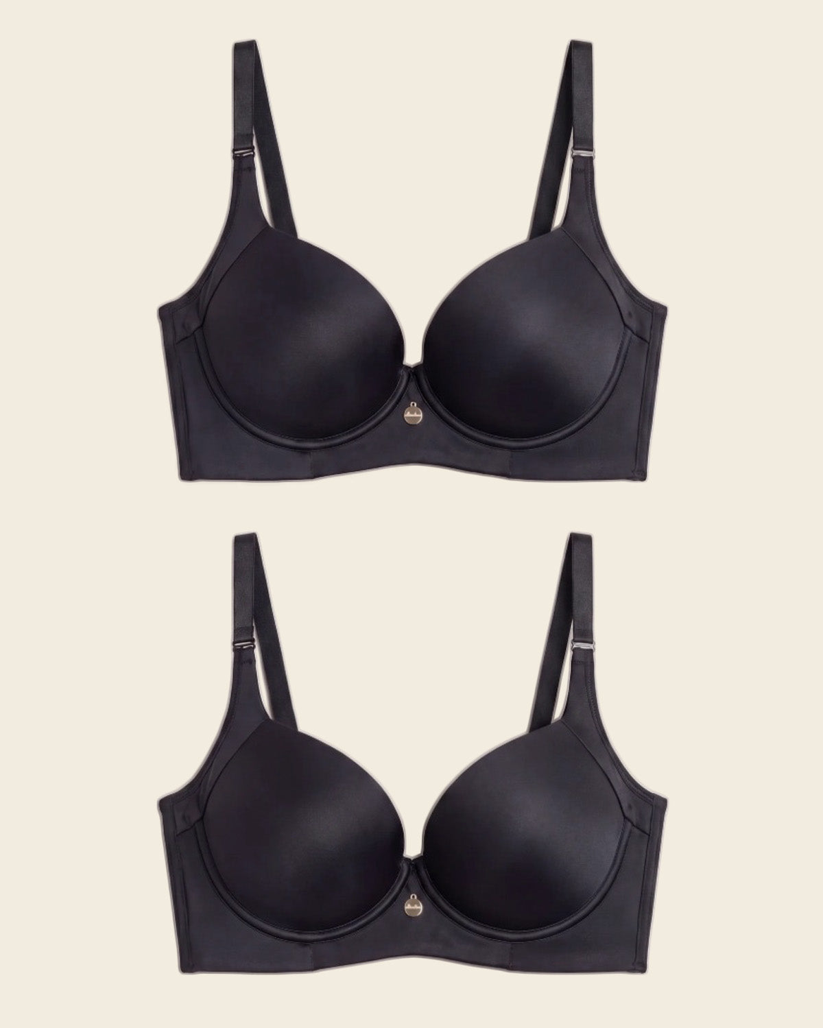High profile back smoothing bra with soft full coverage cups#color_700-black