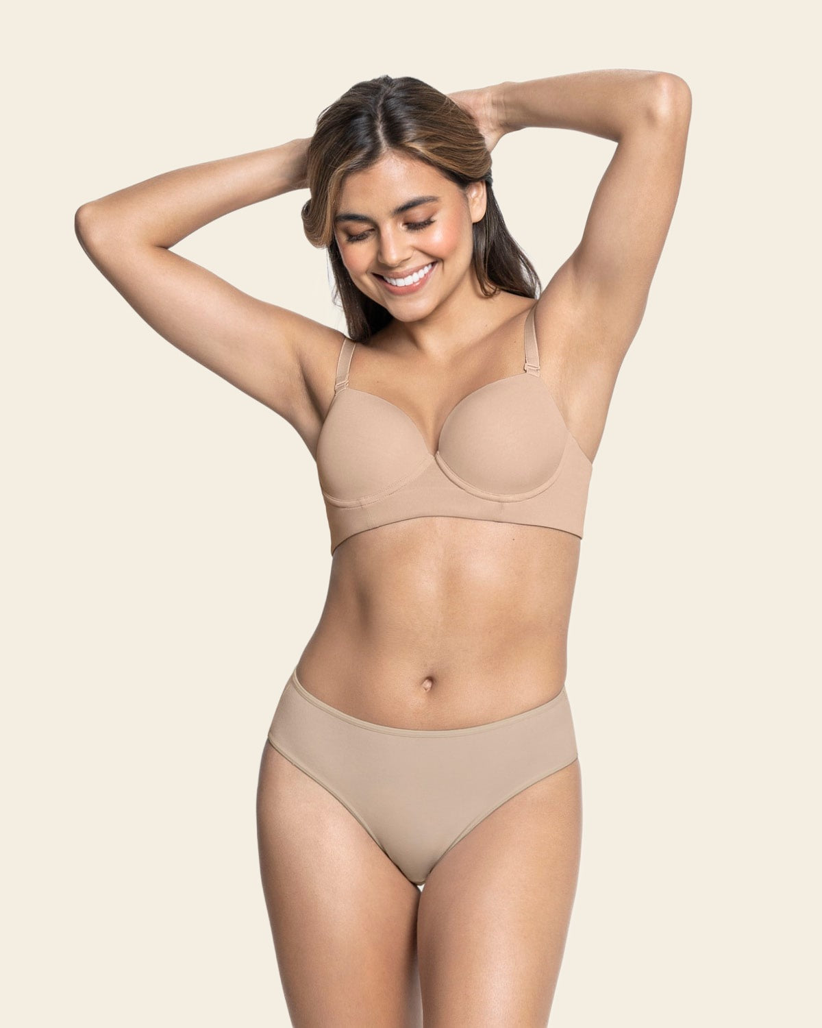 3-Pack cotton brief panties with tummy coverage#color_s08-light-brown-white-ivory