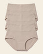High-waisted classic smoothing brief#color_802-nude