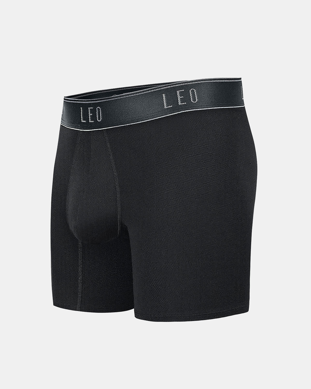 Mid-length boxer brief with ergonomic design#color_700-black