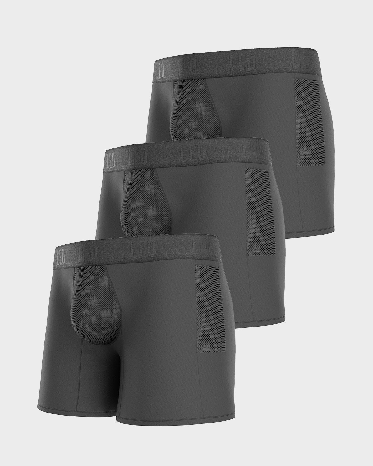 Long Athletic Boxer Brief with Side Pocket#color_700-black