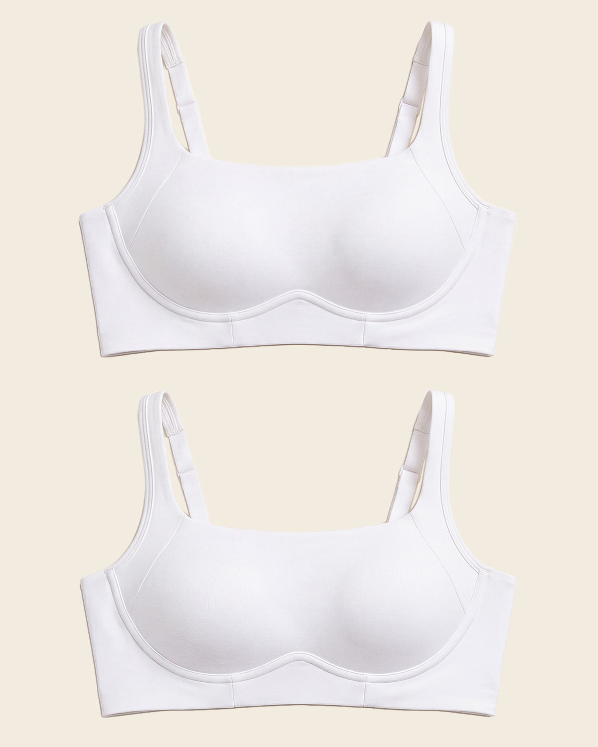 Everyday wireless support bra#color_000-white