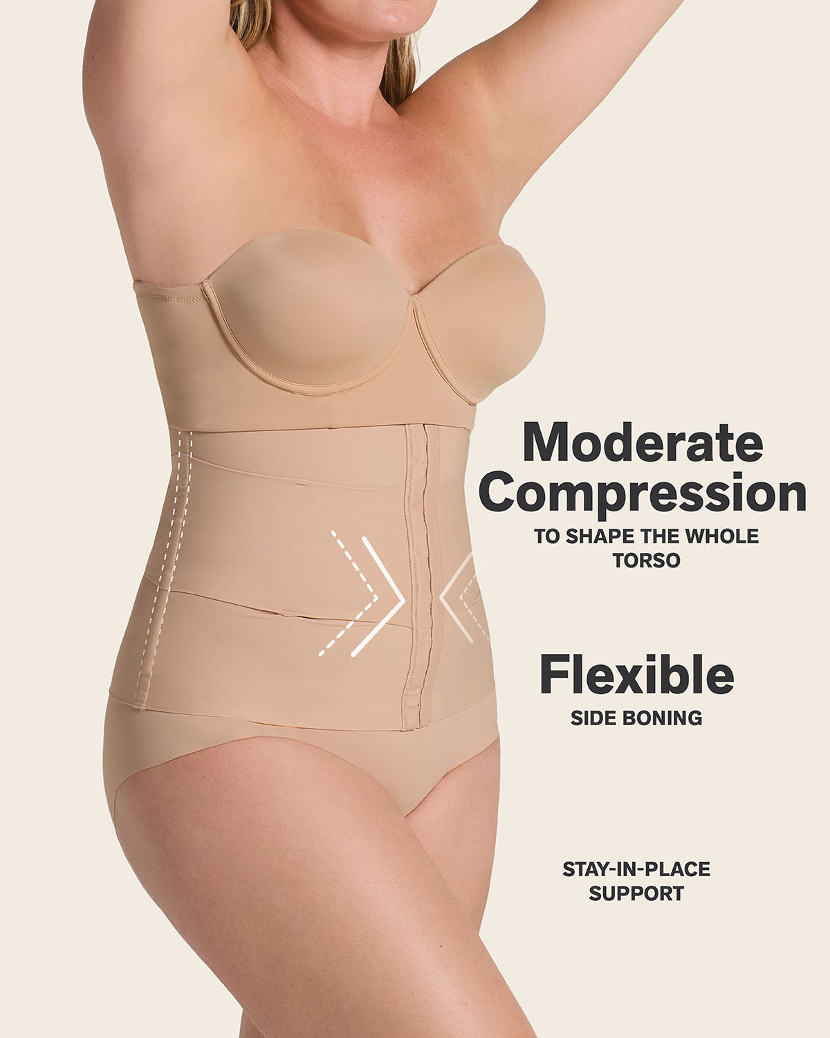 3-Belt custom waist cincher with lumbar support#color_801-golden-beige