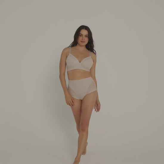 High-Waisted Sheer Lace Shaper Panty#all_variants