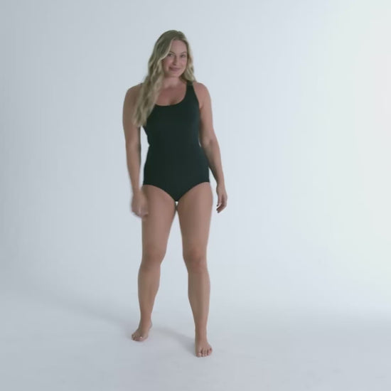 Plunge Classic Sleeveless Shaper Bodysuit#color_700-black